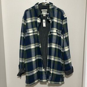 Men’s dress shirt- heavy/warmth shirt